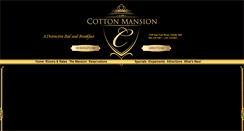 Desktop Screenshot of cottonmansion.com